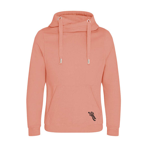 Cross Over Neck Hoodie