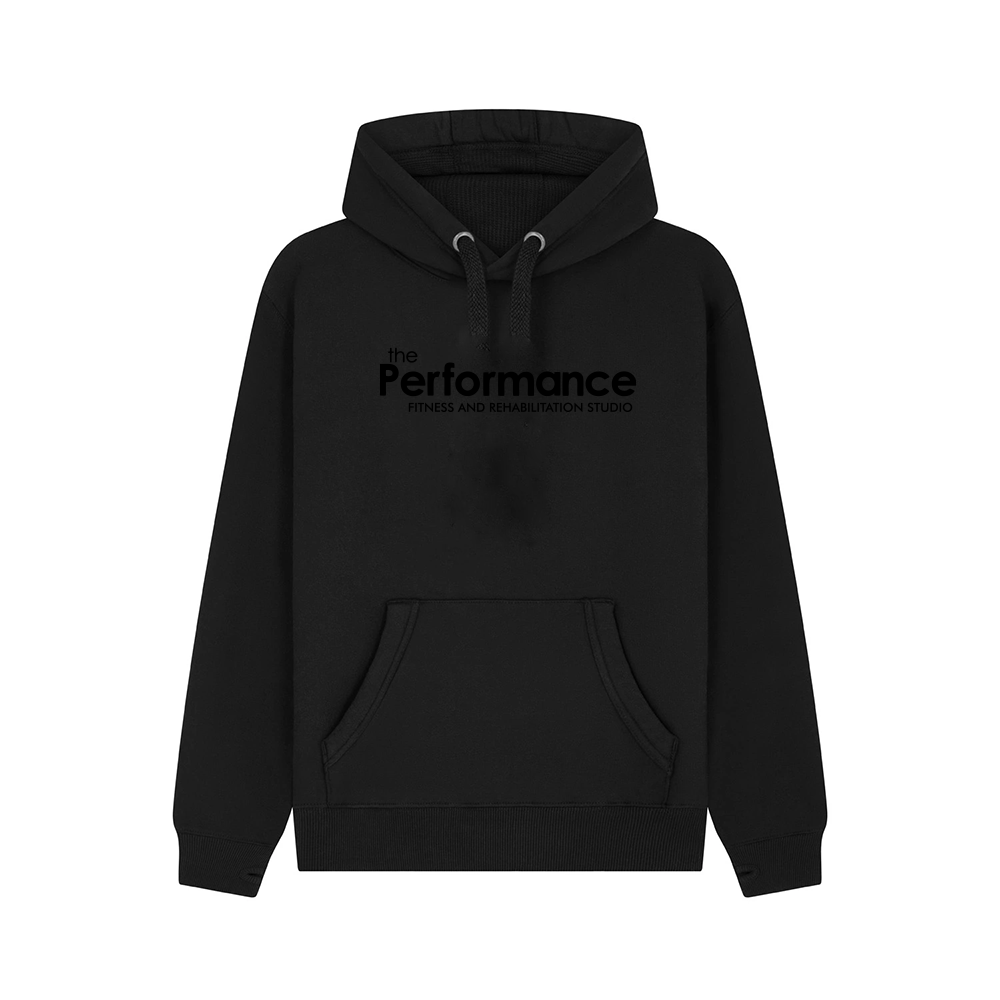 The Performance Zone - Heavyweight Hoodie - Black print