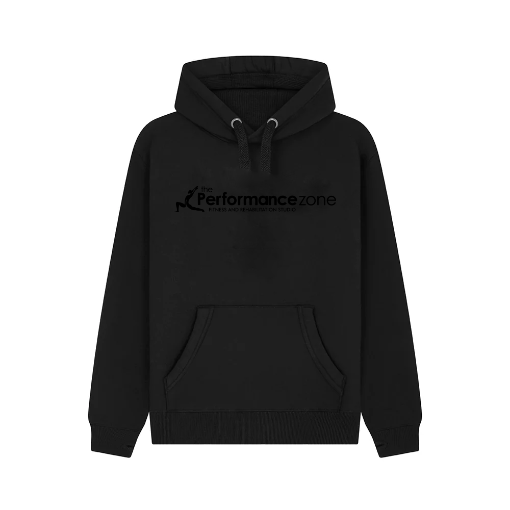 The Performance Zone - Heavyweight Hoodie - Black Print