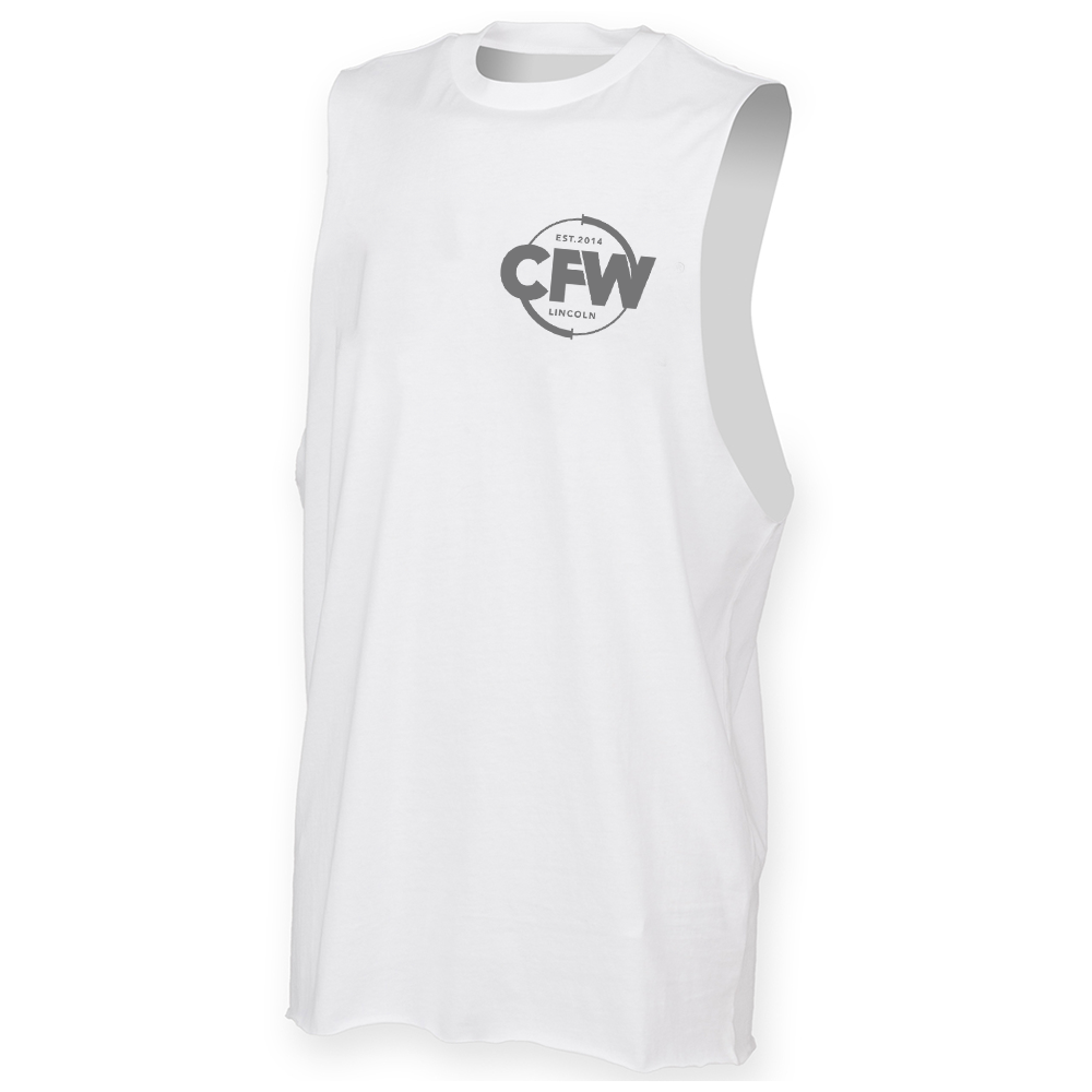 CrossFit Witham - Mens Muscle Vest - Circle logo