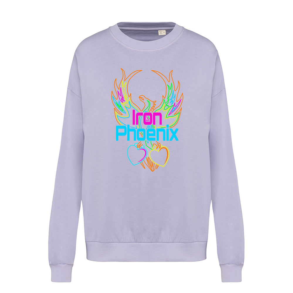Iron Phoenix - Oversized Sweatshirt - Phoenix Print