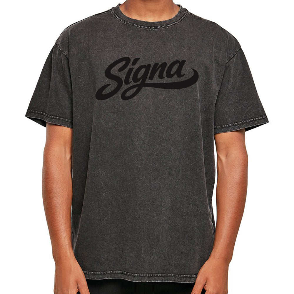 Oversized Heavyweight T shirt - Large Print