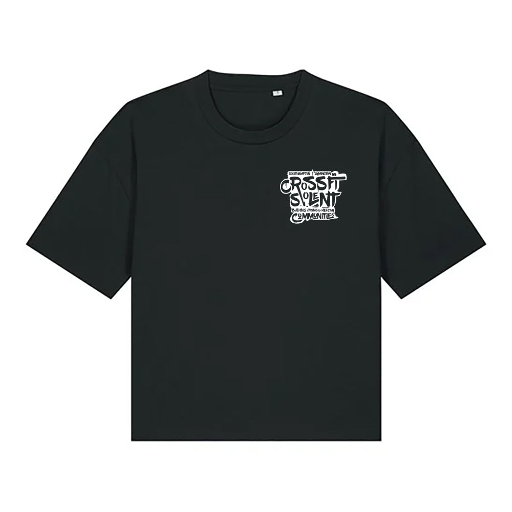 SOLENT CROSSFIT - Ladies Boxy T shirt - Community Print T Shirt