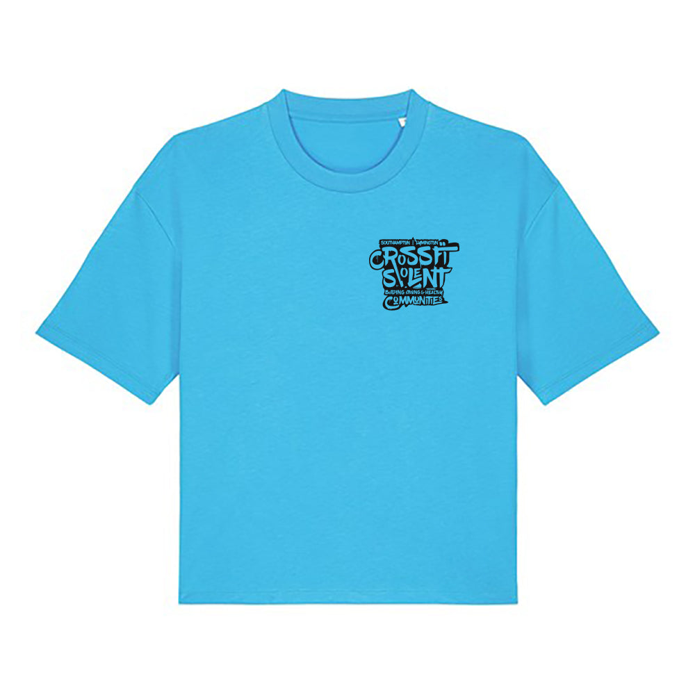 SOLENT CROSSFIT - Ladies Boxy T shirt - Community Print T Shirt