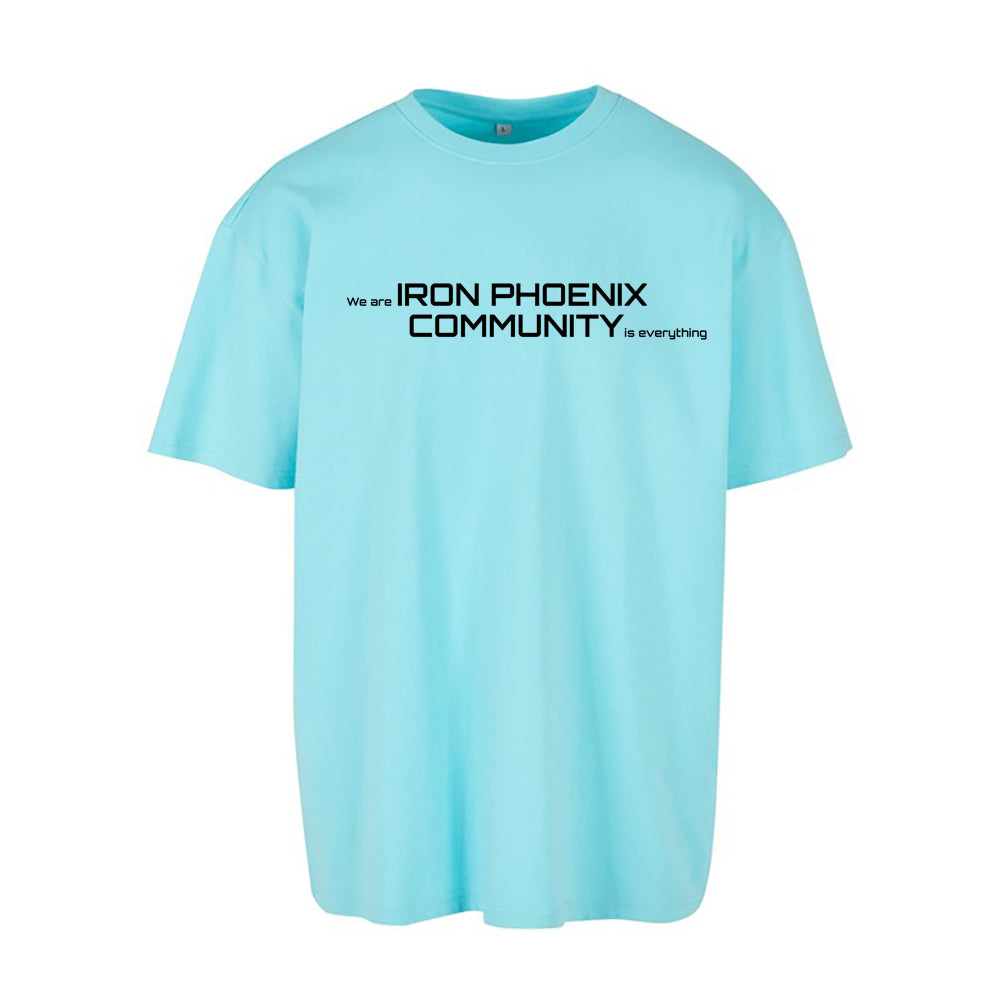 Iron Phoenix - Oversized Heavyweight T shirt - Community print