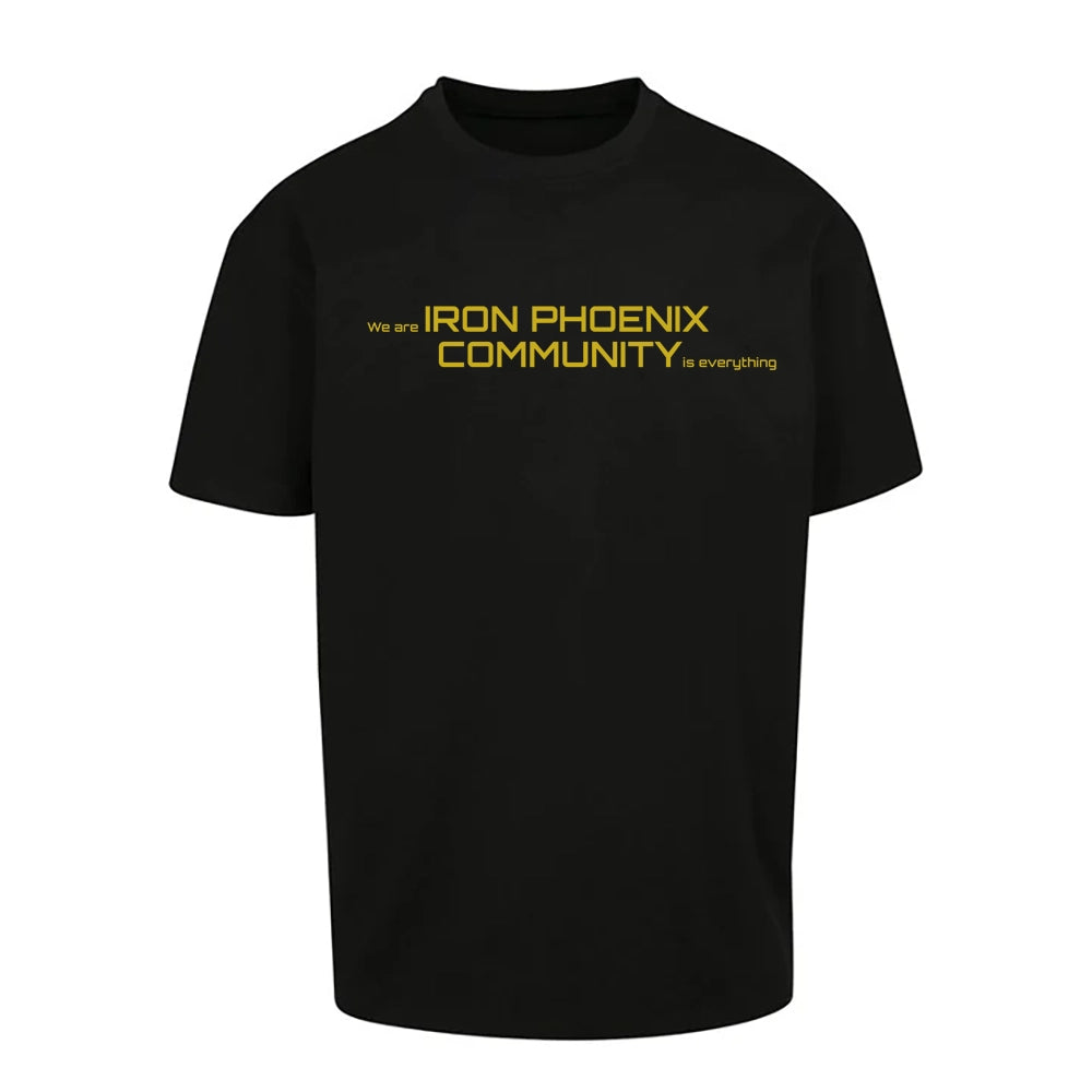 Iron Phoenix - Oversized Heavyweight T shirt - Community print