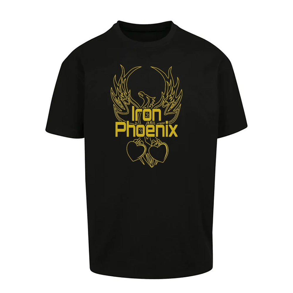 Iron Phoenix - Oversized Heavyweight T shirt - Phoenix Print