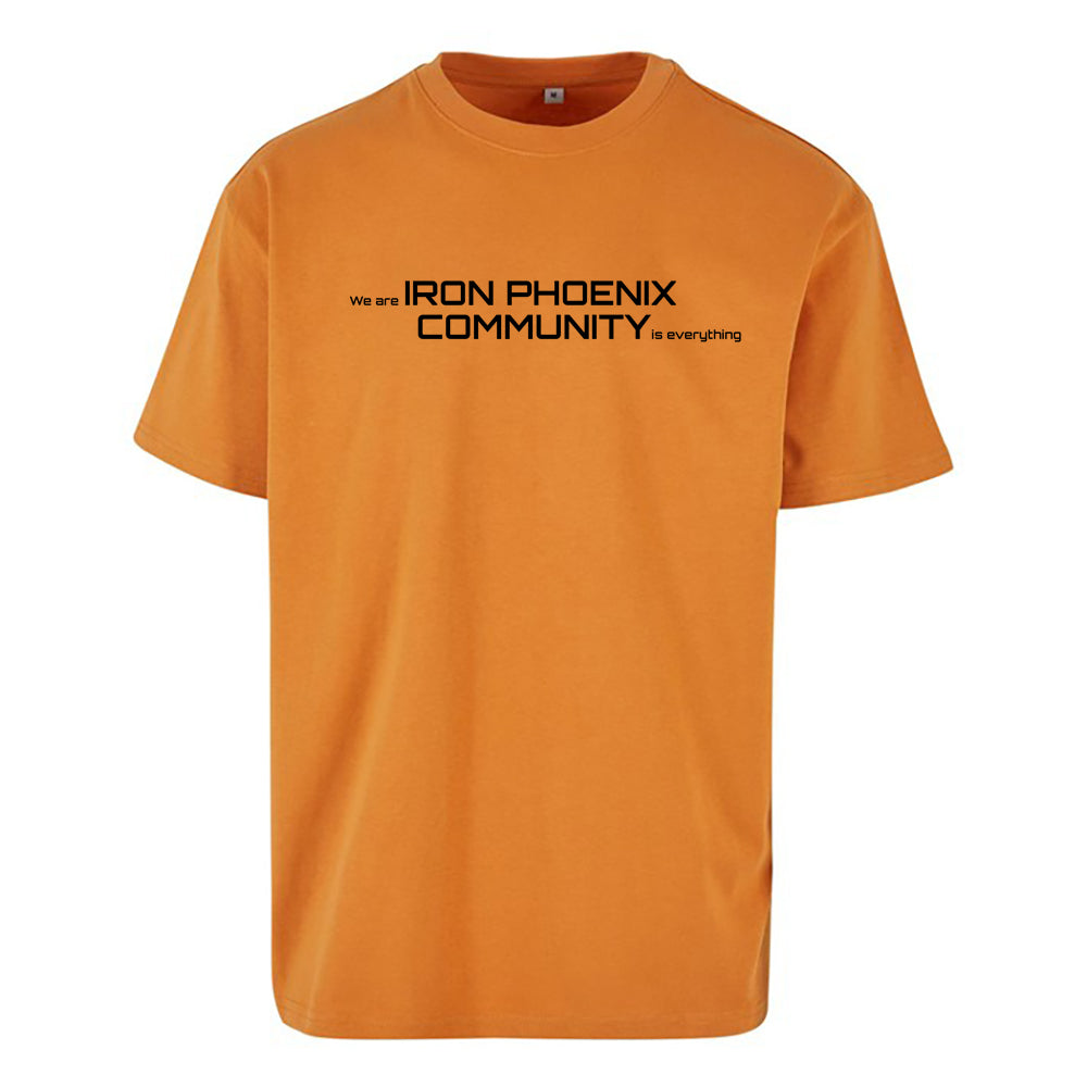 Iron Phoenix - Oversized Heavyweight T shirt - Community print