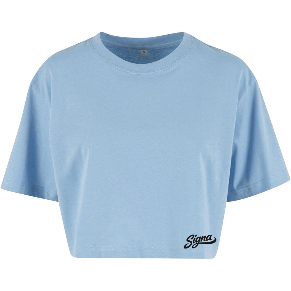 Ladies Cropped T shirt - Small base print