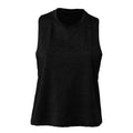 SALE ITEM - Cropped racer back vest - black