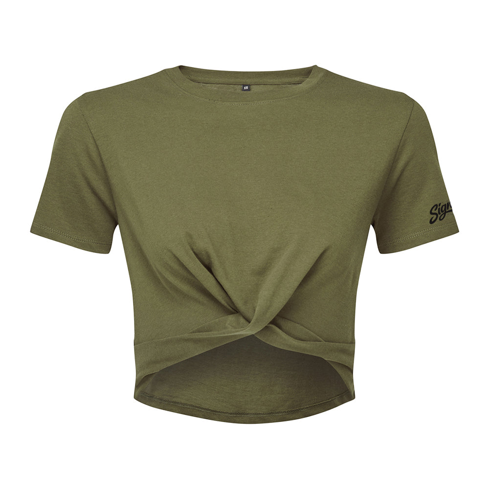 Twisted Crop T shirt