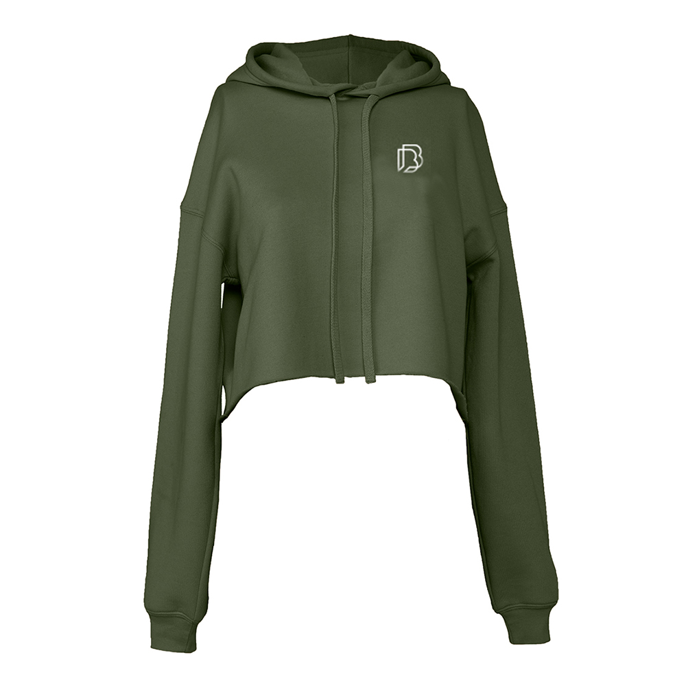 Battle Box - Cropped Ladies Hoodie