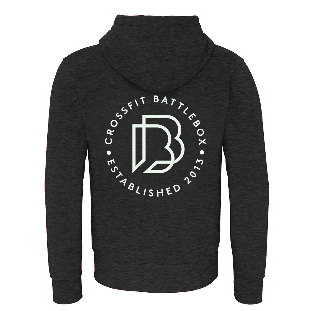 Battle Box Heavy Weight Zip Up Hoodie