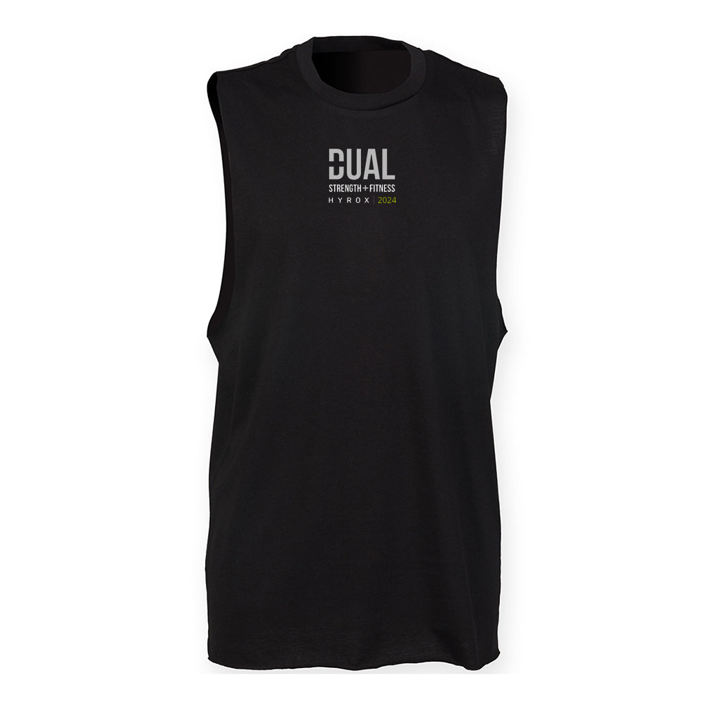Dual Fitness Mens muscle Vest for Hyrox