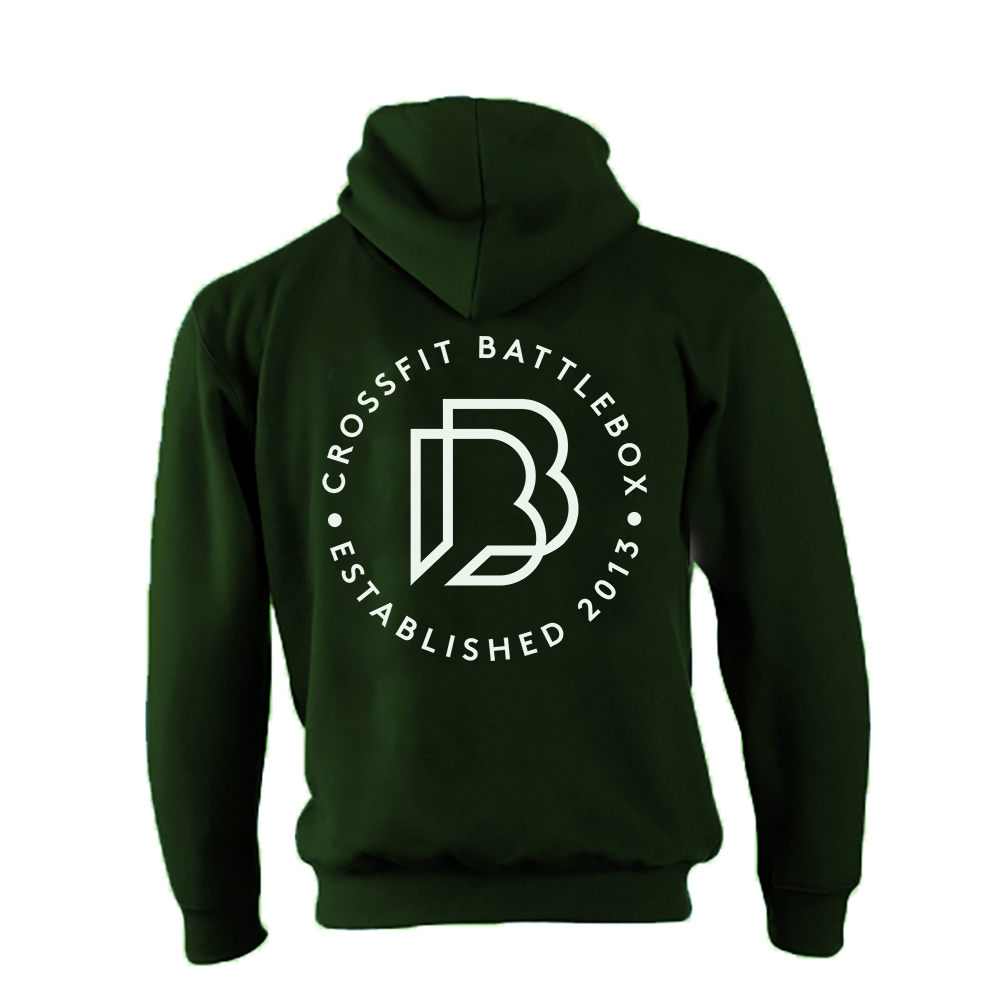 Battle Box Heavy Weight Zip Up Hoodie