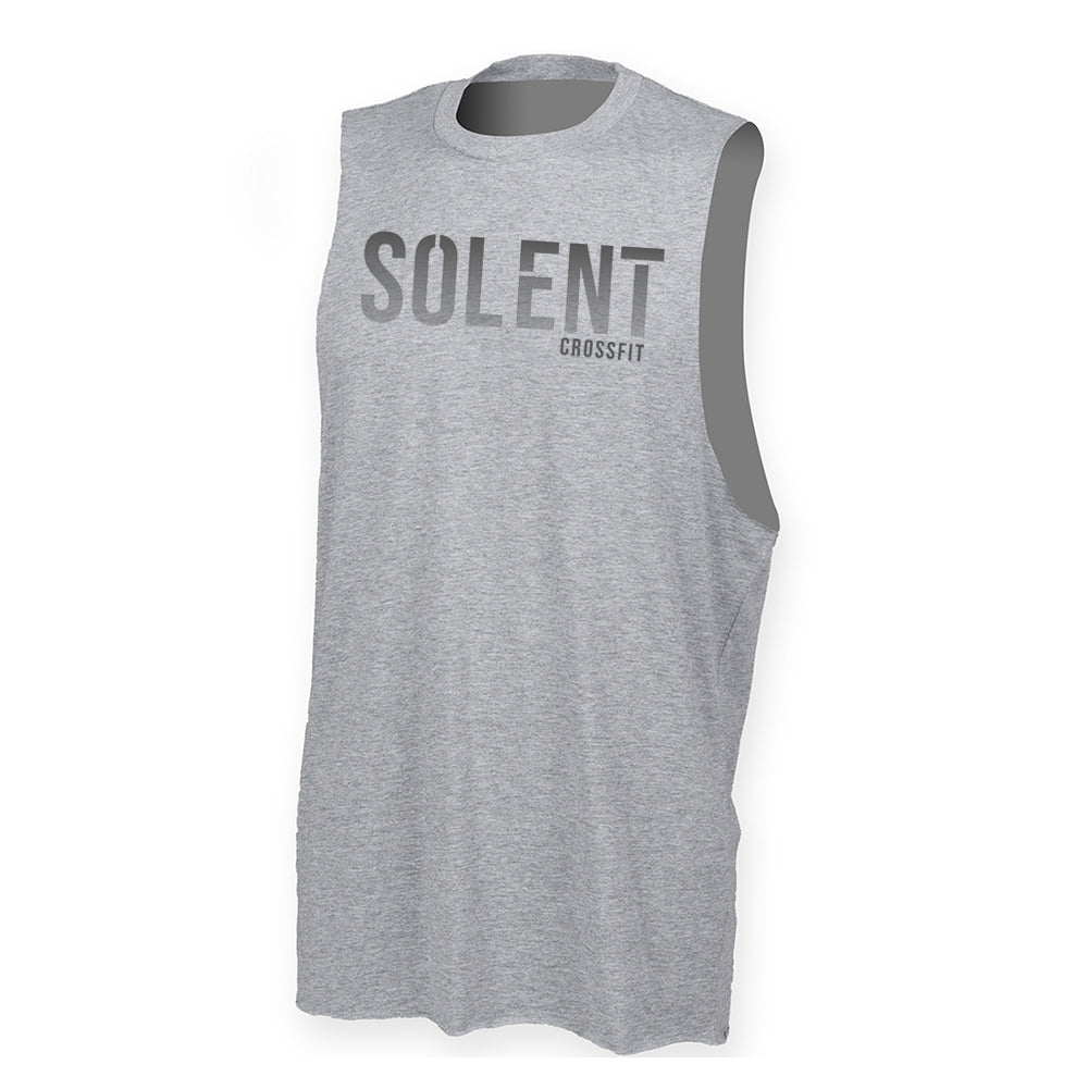 SOLENT CROSSFIT - MENS MUSCLE VEST - STANDARD PRINT