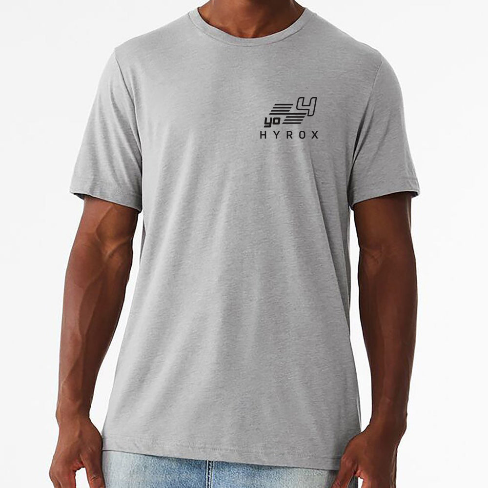 YO4 - Tri Blend T Shirt - Hyrox Print