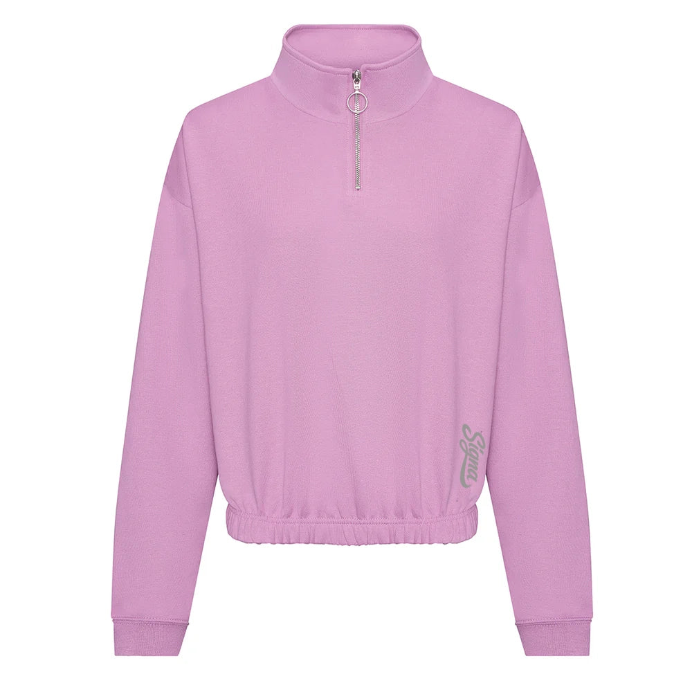 Cropped 1/4 zip Sweatshirt