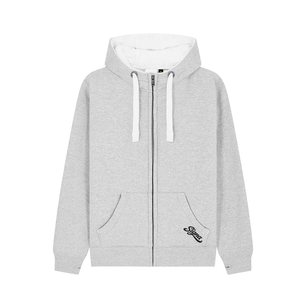 Fleece Lined Zip Up Hoodie