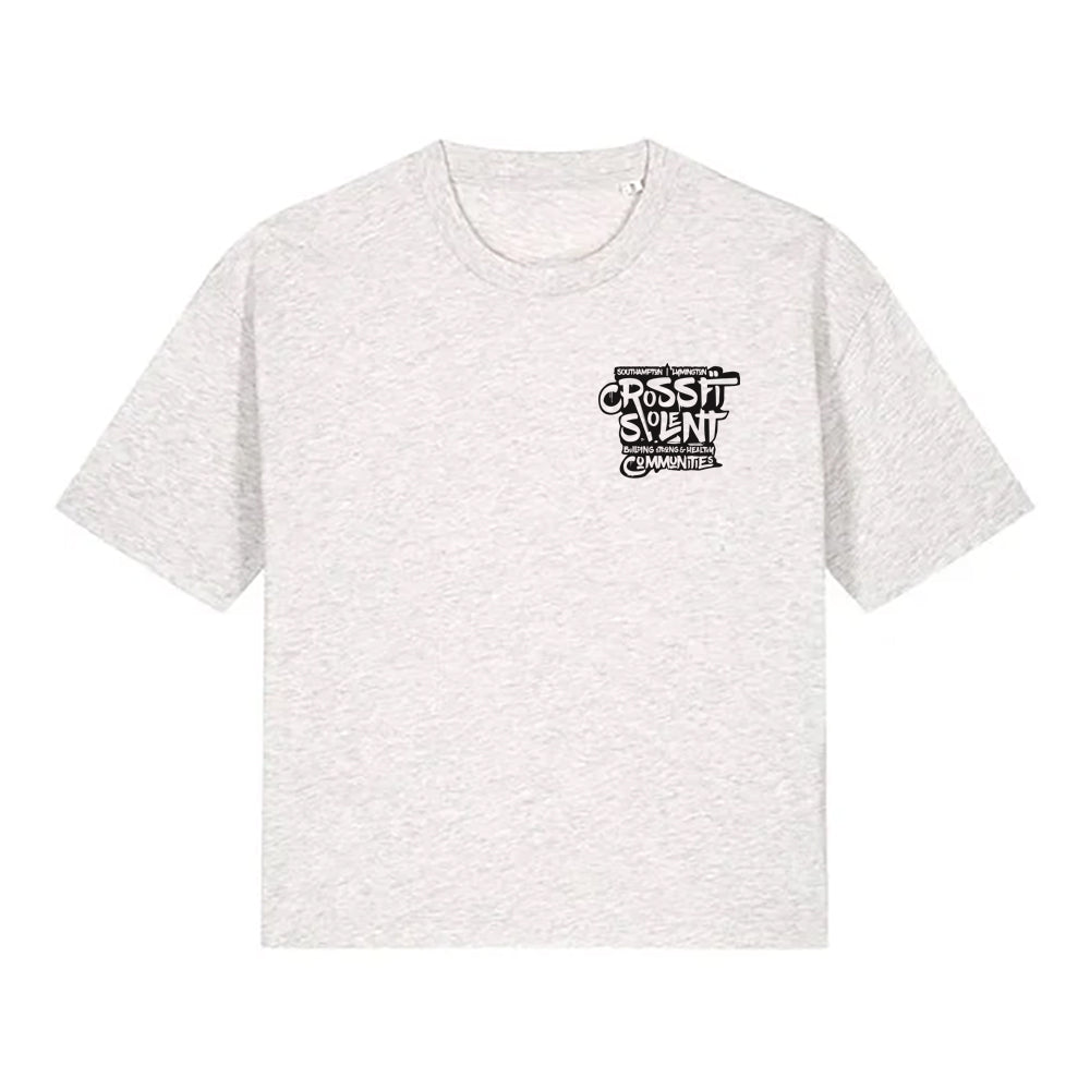 SOLENT CROSSFIT - Ladies Boxy T shirt - Community Print T Shirt
