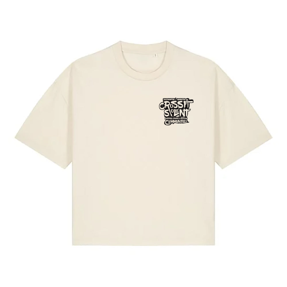 SOLENT CROSSFIT - Ladies Boxy T shirt - Community Print T Shirt