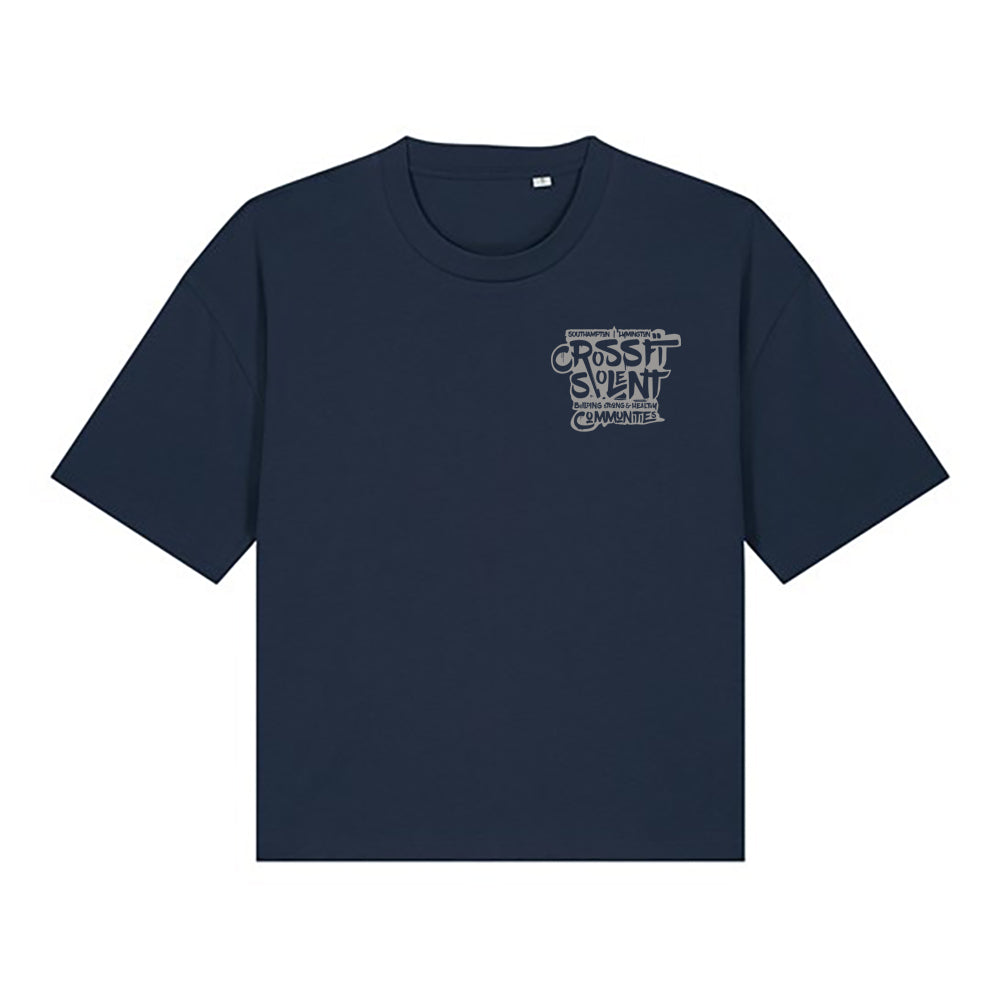 SOLENT CROSSFIT - Ladies Boxy T shirt - Community Print T Shirt