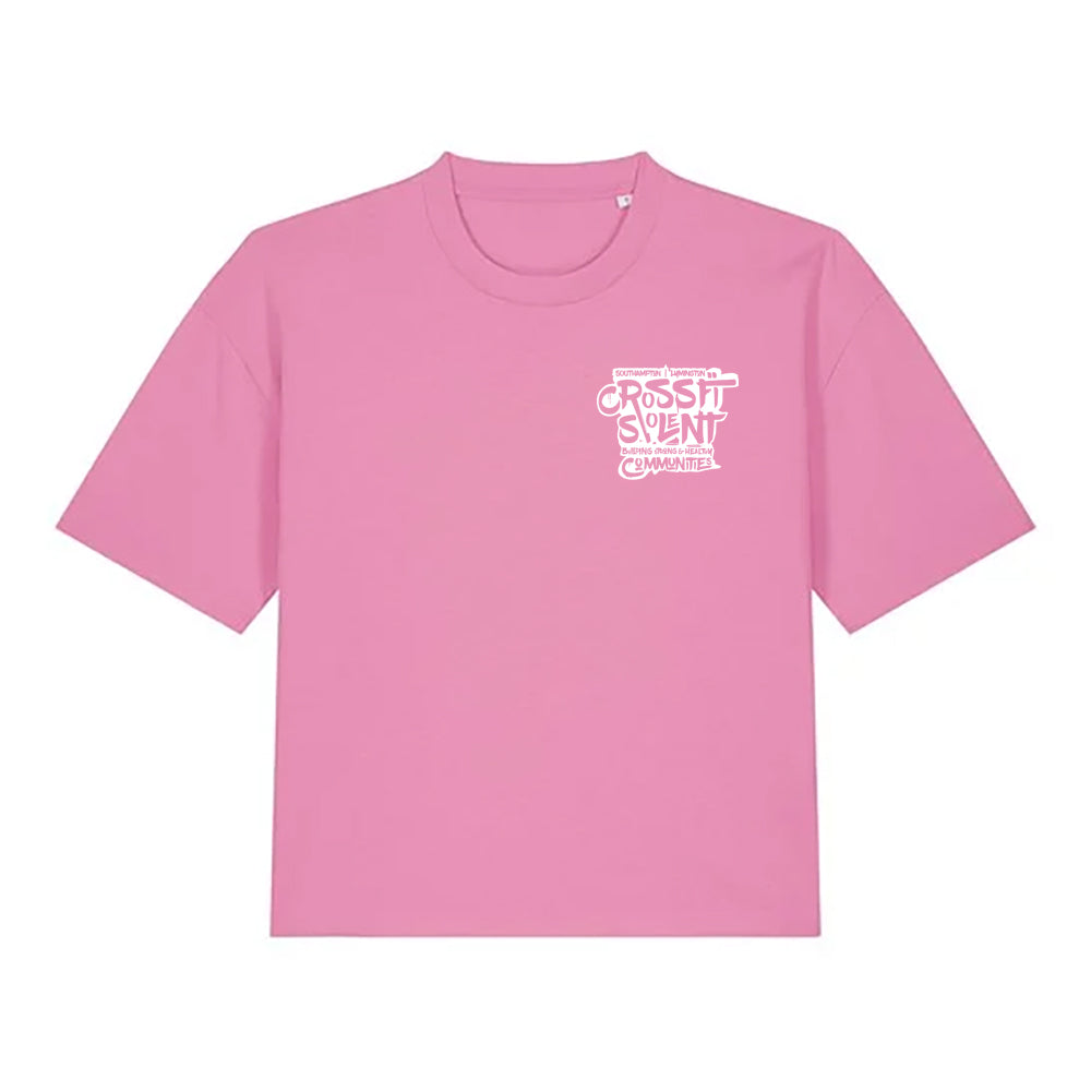 SOLENT CROSSFIT - Ladies Boxy T shirt - Community Print T Shirt