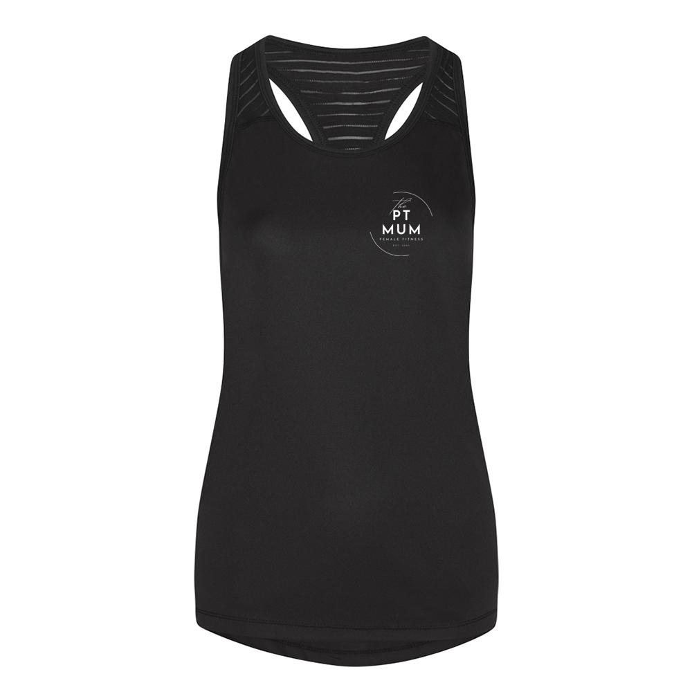 The PT Mum - Racer back Ladies Sports Vest