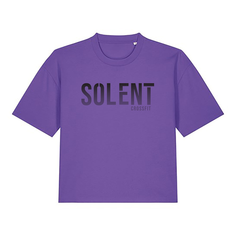 SOLENT LYMINGTON - Ladies Boxy short T shirt - Standard print