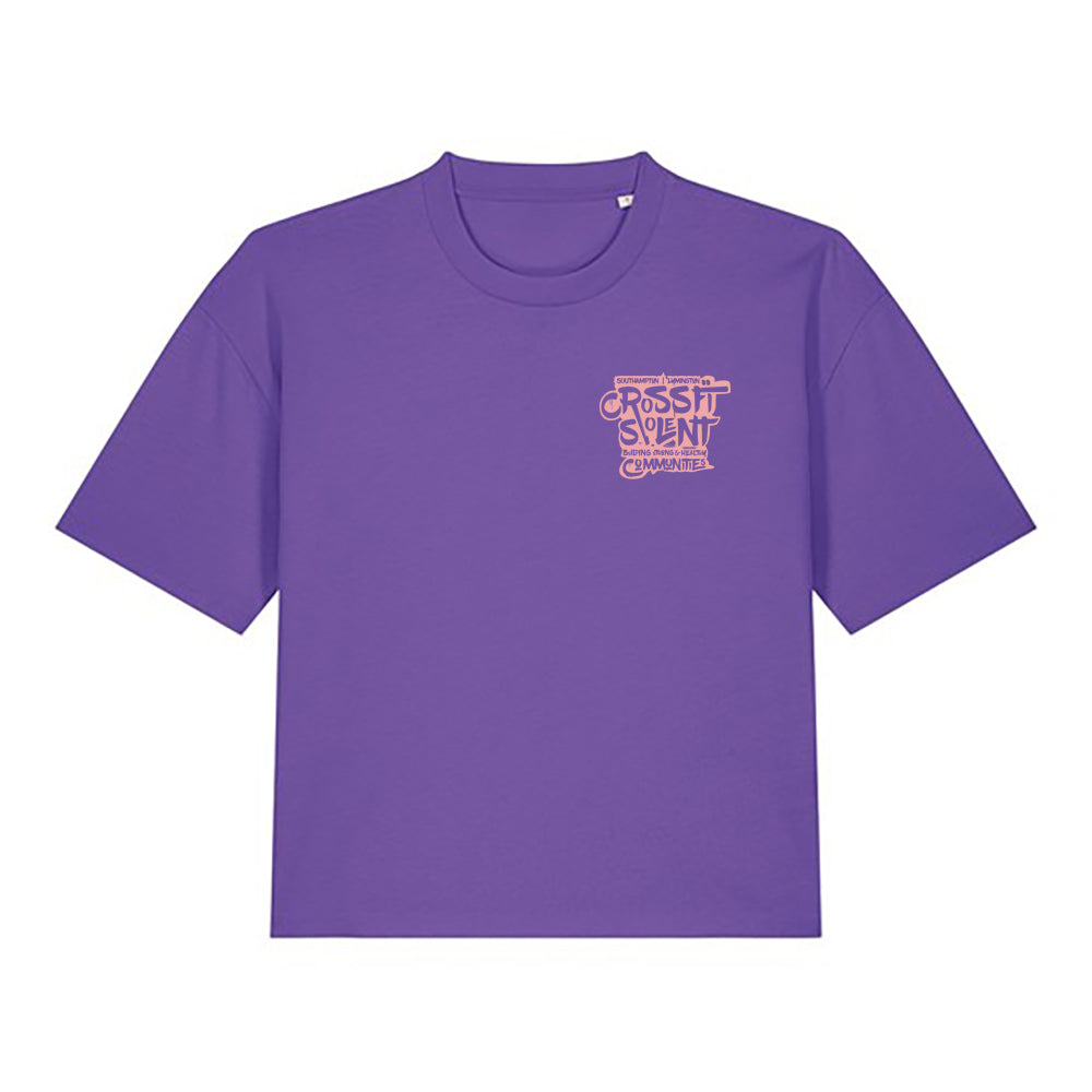 SOLENT CROSSFIT - Ladies Boxy T shirt - Community Print T Shirt