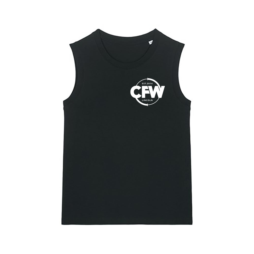 CrossFit Witham Lincoln - Ladies Muscle Vest - Circle Print