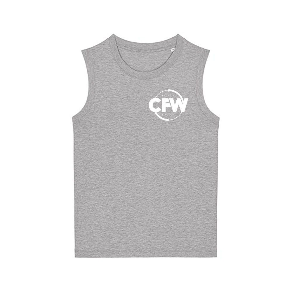 CrossFit Witham Lincoln - Ladies Muscle Vest - Circle Print