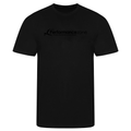 The Performance Zone Black T Shirt - Black Print