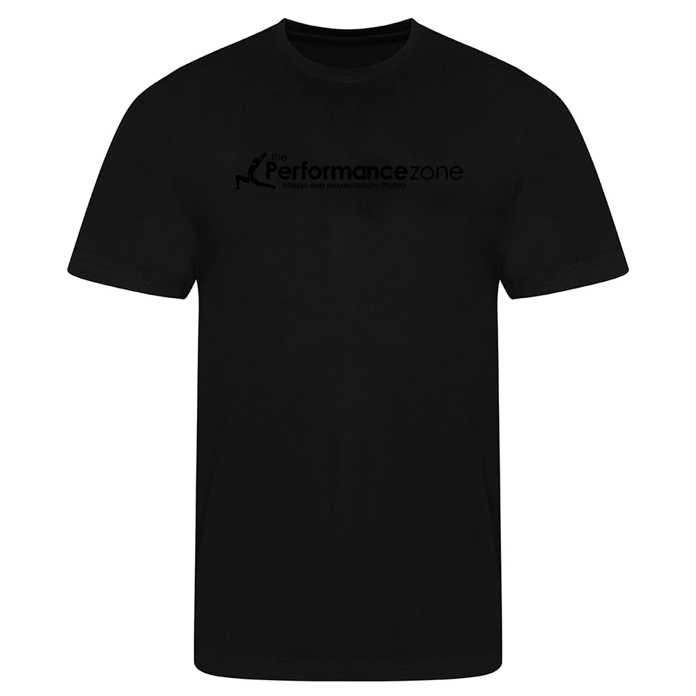 The Performance Zone Black T Shirt - Black Print
