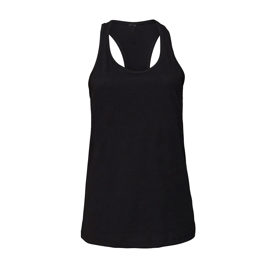SALE ITEM - LADIES RACER BACK VEST - BLACK
