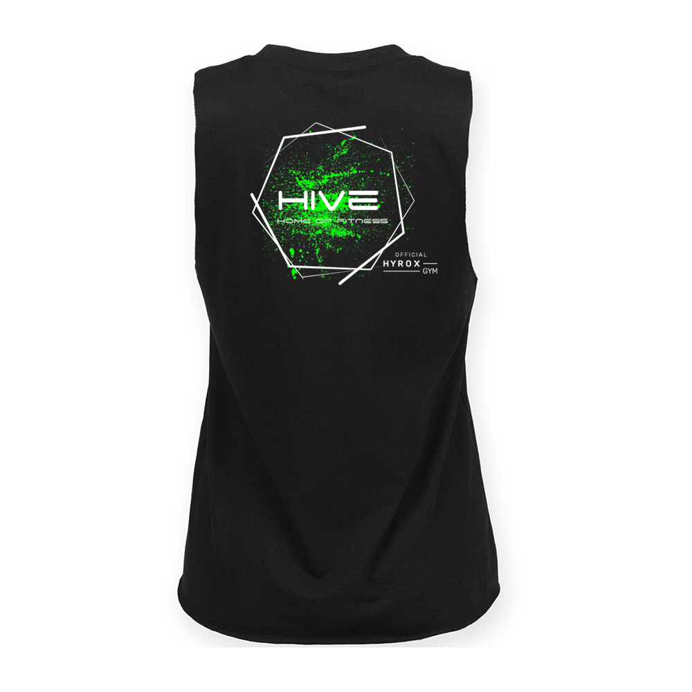 Hive - Ladies high neck muscle vest