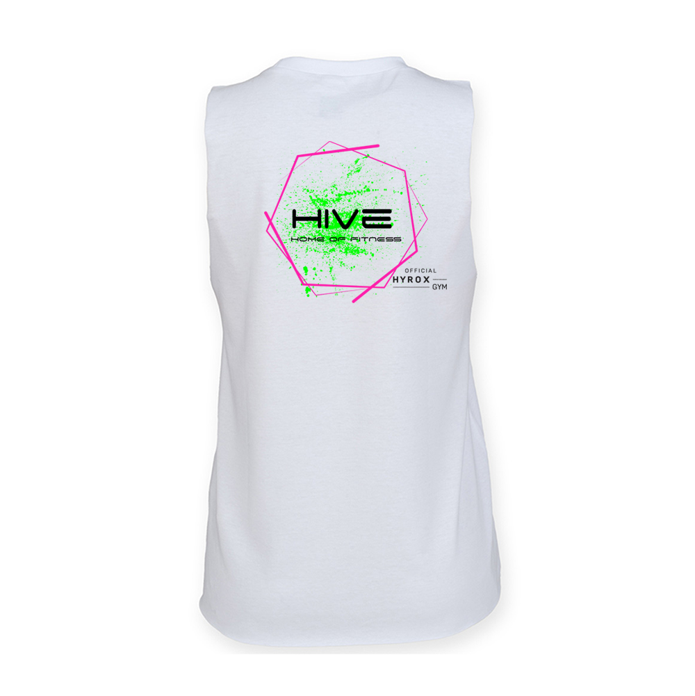 Hive - Ladies high neck muscle vest