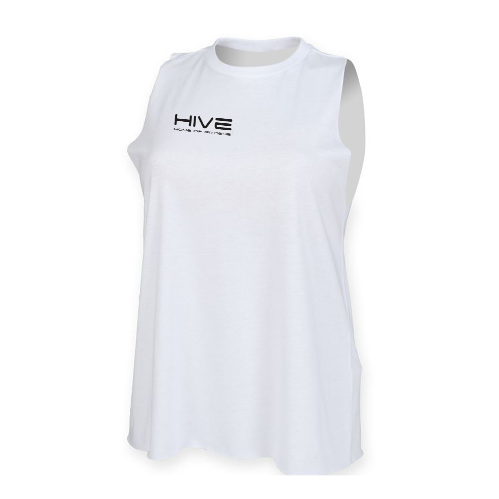 Hive - Ladies high neck muscle vest