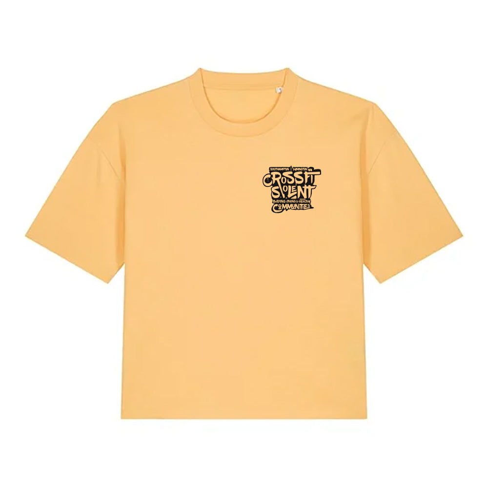 SOLENT CROSSFIT - Ladies Boxy T shirt - Community Print T Shirt