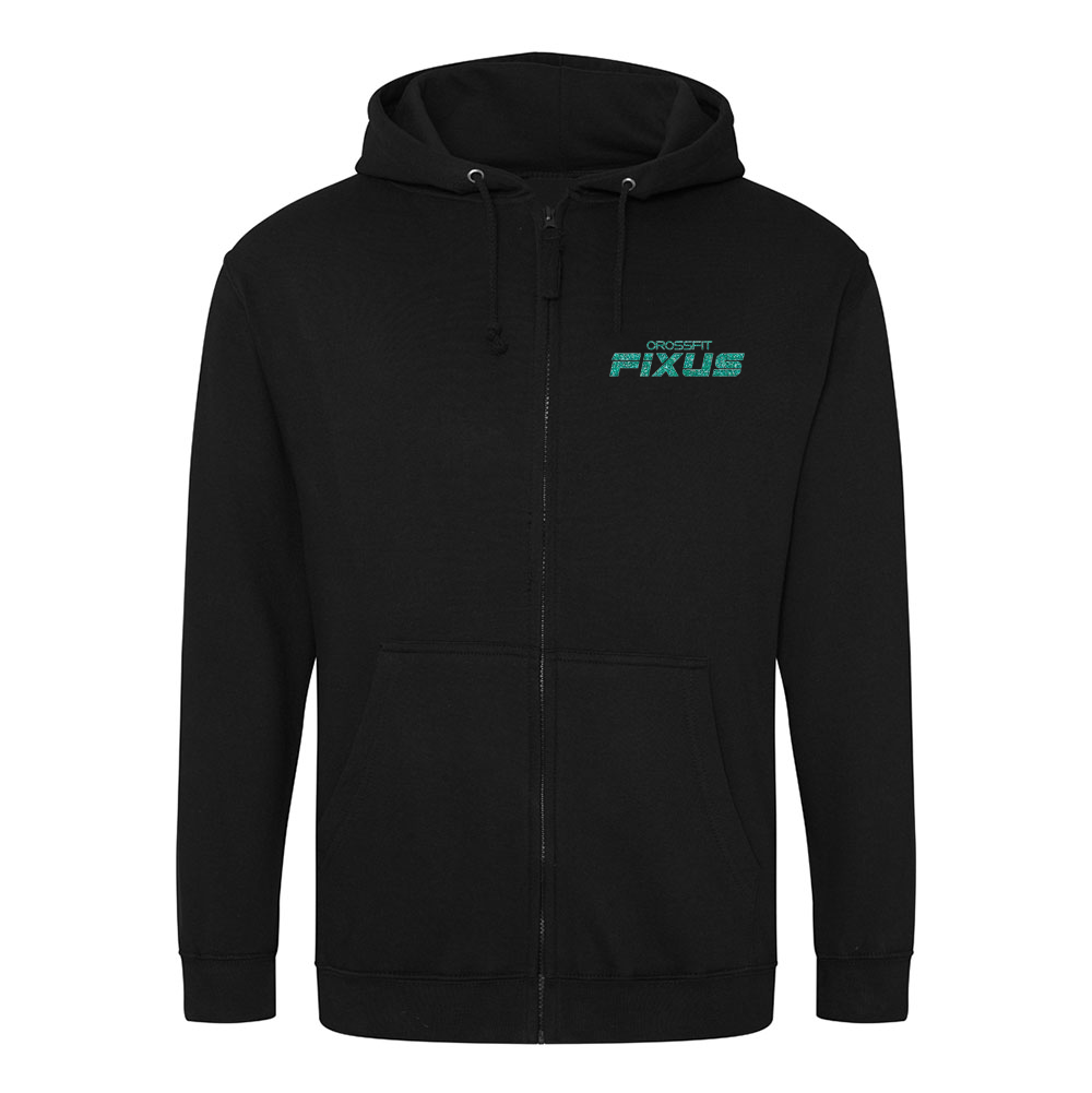 CrossFit Fixus Light Weight Zip Up Hoodie - Glitter print