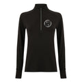 KM PT Ladies Long Sleeve Zip Neck Performance Top