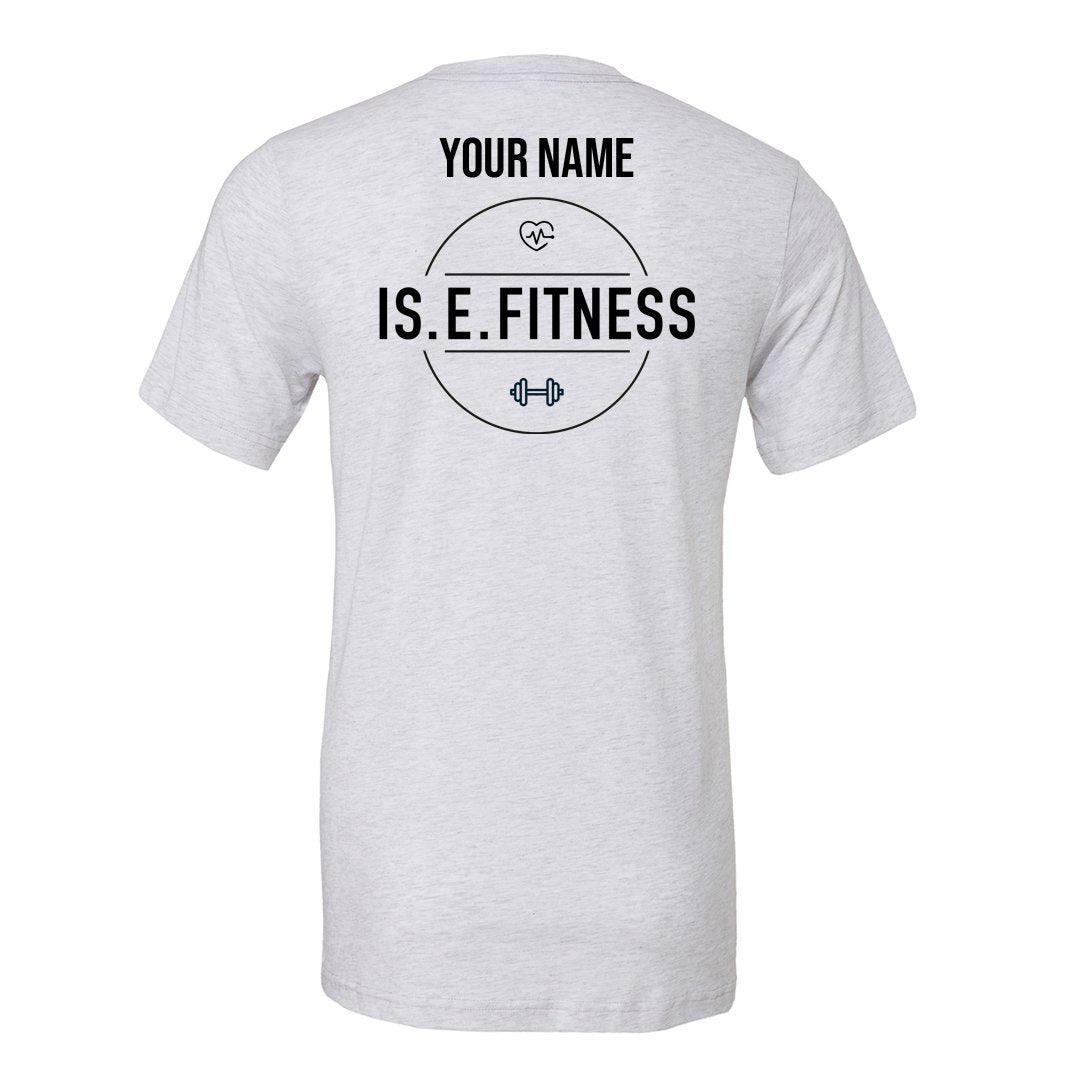 T Shirt - IS.E.FITNESS White Marl T Shirt